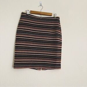Doncaster Collection Orange/black Tweed Skirt Size 8